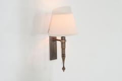  ControLight Pair of Custom French Single Library Sconce in Solid Brass 2000c  - 4696340