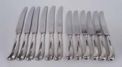  Cooper Brothers Sons Ltd Set of Cooper English Pistol Handled Knives with 6 Lunch 6 Dinner - 3774690