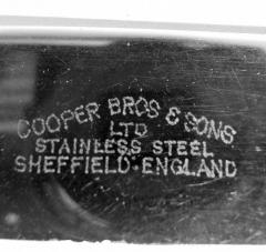  Cooper Brothers Sons Ltd Set of Cooper English Pistol Handled Knives with 6 Lunch 6 Dinner - 3774691