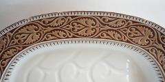  Copeland Large Brown Transferware Well and Tree Platter - 1077133