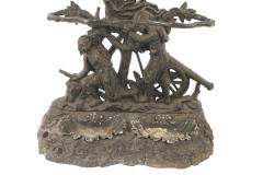  Corneau Fr res Corneau Freres Victorian Wrought Iron Hatrack - 4201669