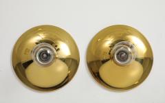  Cosack Leuchten Pair of Large 1960s Gold Wall Sconces Ceiling Lights by Cosack - 4045202