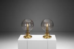  Cosack Leuchten Rare Glass Dome Table Lamps by Cosack Leuchten Germany 1970s - 3212145