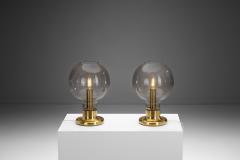  Cosack Leuchten Rare Glass Dome Table Lamps by Cosack Leuchten Germany 1970s - 3212146