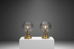  Cosack Leuchten Rare Glass Dome Table Lamps by Cosack Leuchten Germany 1970s - 3212147
