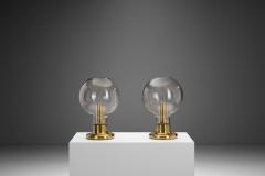  Cosack Leuchten Rare Glass Dome Table Lamps by Cosack Leuchten Germany 1970s - 3212148