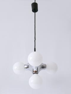  Cosack Leuchten Rare Mid Century Modern Atomic Pendant Lamp by Gebr der Cosack Germany 1970s - 2963844