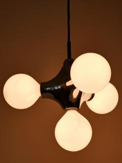  Cosack Leuchten Rare Mid Century Modern Atomic Pendant Lamp by Gebr der Cosack Germany 1970s - 2963849