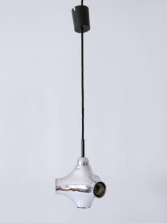  Cosack Leuchten Rare Mid Century Modern Atomic Pendant Lamp by Gebr der Cosack Germany 1970s - 2963850