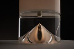  Cosack Leuchten Space Age Plexiglass Table Lamp with Internal Conical Diffuser 1970s - 4505194