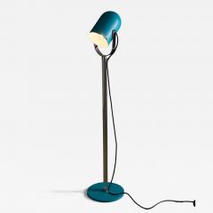  Cosack Leuchten Turquoise Metal and Plexiglass Floor Lamp 1970s - 4503960