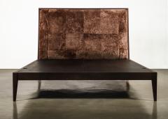  Costantini Design Belgrano Sheepskin and Exotic Wood Contemporary Designer Bed from Costantini - 3094767