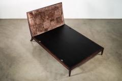  Costantini Design Belgrano Sheepskin and Exotic Wood Contemporary Designer Bed from Costantini - 3094770