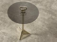  Costantini Design Bellance Occasional Cigarette Table in Cast Bronze and Glass by Costantini - 3867448