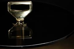  Costantini Design Bellance Occasional Cigarette Table in Cast Bronze and Glass by Costantini - 4141429