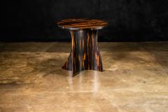  Costantini Design Bent Wood Macassar Ebony Round Table by Costantini Andino 20 Dia In Stock  - 2836920