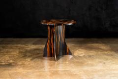  Costantini Design Bent Wood Macassar Ebony Round Table by Costantini Andino 20 Dia In Stock  - 2836921