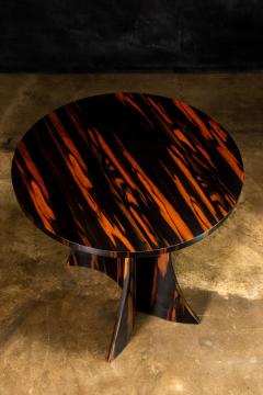  Costantini Design Bent Wood Macassar Ebony Round Table by Costantini Andino 20 Dia In Stock  - 2836923