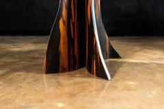  Costantini Design Bent Wood Macassar Ebony Round Table by Costantini Andino 20 Dia In Stock  - 2836927