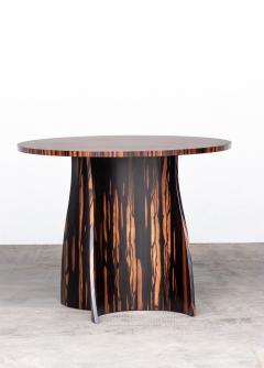  Costantini Design Bentwood Round Side Table in Macassar Ebony by Costantini Andino - 4690301