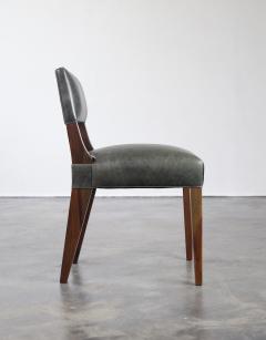  Costantini Design Bruno Low Dining Side Chair in Argentine Rosewood and Leather from Costantini - 1879058