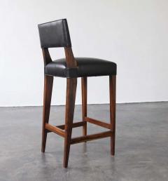  Costantini Design Bruno Stool from Costantini in Argentine Rosewood and Leather - 1563698