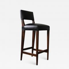  Costantini Design Bruno Stool from Costantini in Argentine Rosewood and Leather - 1565159