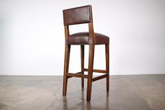  Costantini Design Bruno Stool from Costantini in Argentine Rosewood and Leather - 3603386