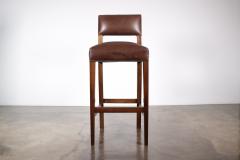  Costantini Design Bruno Stool from Costantini in Argentine Rosewood and Leather - 3603387