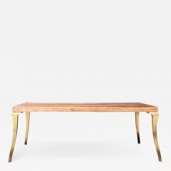  Costantini Design Cast Bronze and Wood Dining Table from Costantini Enzio In Stock  - 1899910