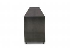  Costantini Design Contemporary Coffee Table in Walnut Burl and Burnished Steel by Costantini Vinn - 2341504
