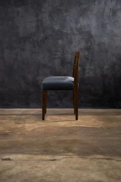  Costantini Design Contemporary Exotic Wood and Leather Side Chair from Costantini Renzo - 2090040