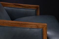  Costantini Design Contemporary Lounge Chair in Wood Leather from Costantini Belgrano In Stock - 4134321