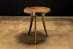  Costantini Design Contemporary Wood Sabre Leg Side Table from Costantini Uccello In stock - 3672623