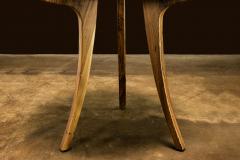  Costantini Design Contemporary Wood Sabre Leg Side Table from Costantini Uccello In stock - 3672627