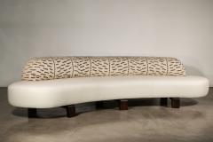  Costantini Design Dining Banquette in Leather and Dedar Fabric by Costantini Evangelina - 4600739