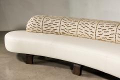  Costantini Design Dining Banquette in Leather and Dedar Fabric by Costantini Evangelina - 4600815