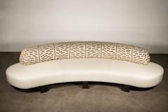  Costantini Design Dining Banquette in Leather and Dedar Fabric by Costantini Evangelina - 4600817