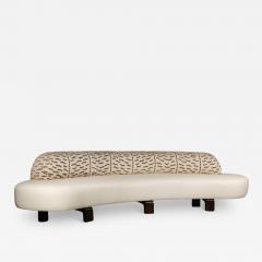  Costantini Design Dining Banquette in Leather and Dedar Fabric by Costantini Evangelina - 4602300