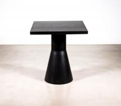  Costantini Design Ebonized Oak Modern Wood Black Square Dining Table by Costantini Serena - 2683166