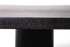  Costantini Design Ebonized Oak Modern Wood Black Square Dining Table by Costantini Serena - 2683168