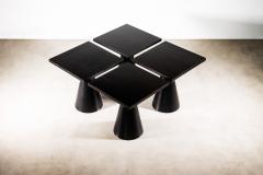  Costantini Design Ebonized Oak Modern Wood Black Square Dining Table by Costantini Serena - 2683188