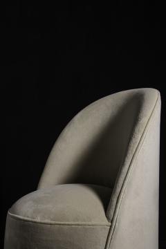  Costantini Design Elisabetta Modern Swivel Dressing Chair in Fabric or Leather by Costantini - 3313527