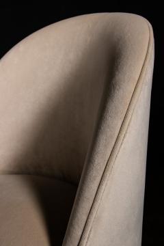  Costantini Design Elisabetta Modern Swivel Dressing Chair in Fabric or Leather by Costantini - 3313529