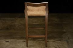  Costantini Design Exotic Wood Contemporary Stool in Hair Hide from Costantini Umberto In Stock - 4414231