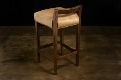  Costantini Design Exotic Wood Contemporary Stool in Hair Hide from Costantini Umberto In Stock - 4414232