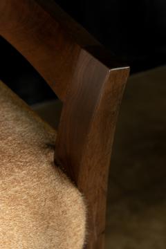  Costantini Design Exotic Wood Contemporary Stool in Hair Hide from Costantini Umberto In Stock - 4414233