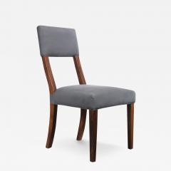  Costantini Design Exotic Wood High Back Dining Upholstered in Fabric Chair by Costantini Luca - 3688843
