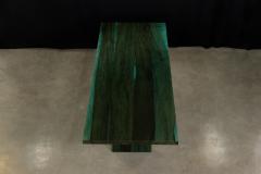  Costantini Design Exotic Wood Twin Pedestal Modern Minimal Dining Table Andre Verdi by Costantini - 4180385