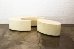  Costantini Design Goatskin Modern Sculptural Nesting Coffee Tables from Costantini Cadenza - 2041984